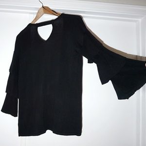 Bell Ruffle Cardigan